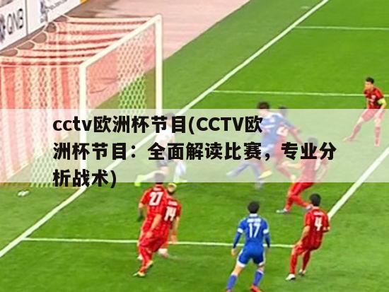 cctv欧洲杯节目(CCTV欧洲杯节目：全面解读比赛，专业分析战术)